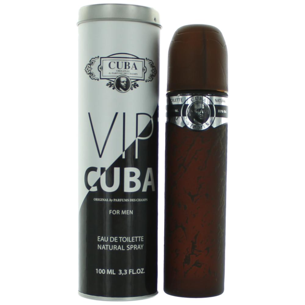 Bottle of Cuba VIP by Cuba, 3.4 oz Eau De Toilette Spray for Men
